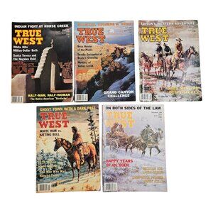 True West Magazine Lot Of 5 March April May November Dec 1989 Editions Western